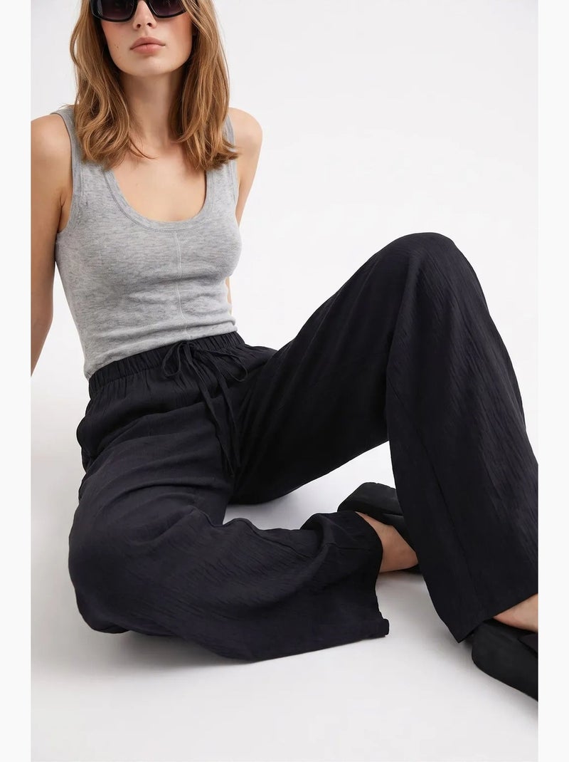 Calça feminina mixray Preto - Kiabi