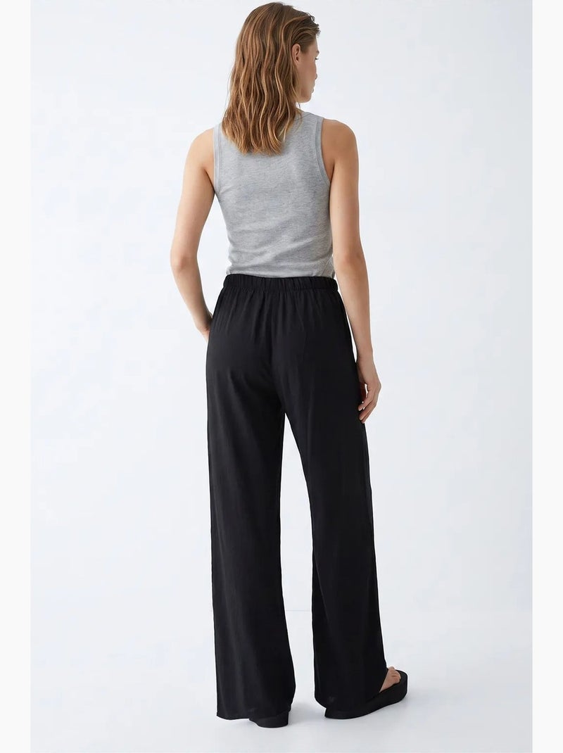 Calça feminina mixray Preto - Kiabi
