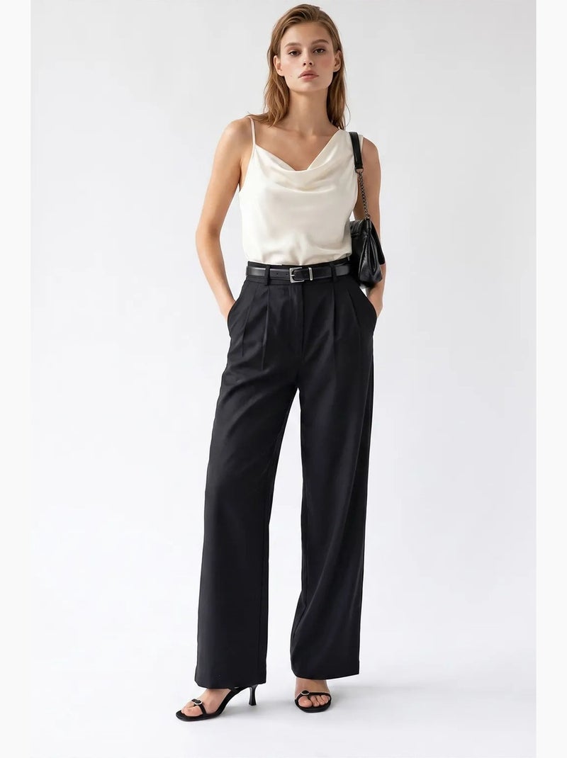 Calça feminina mixray Preto - Kiabi