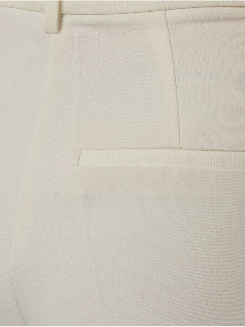 Calça Flare Premium Cintura Alta Branco - Kiabi