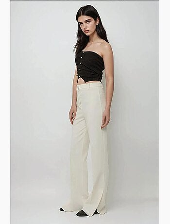 Calça flare premium cintura alta hiccup