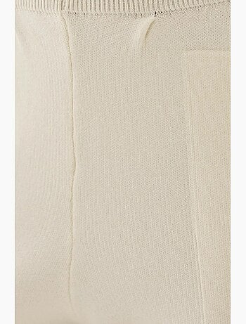 Calça Jogger de Malha de Cintura Alta