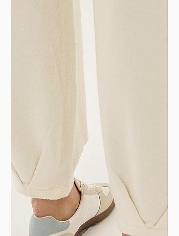 Calça jogger de malha de cintura alta hiccup