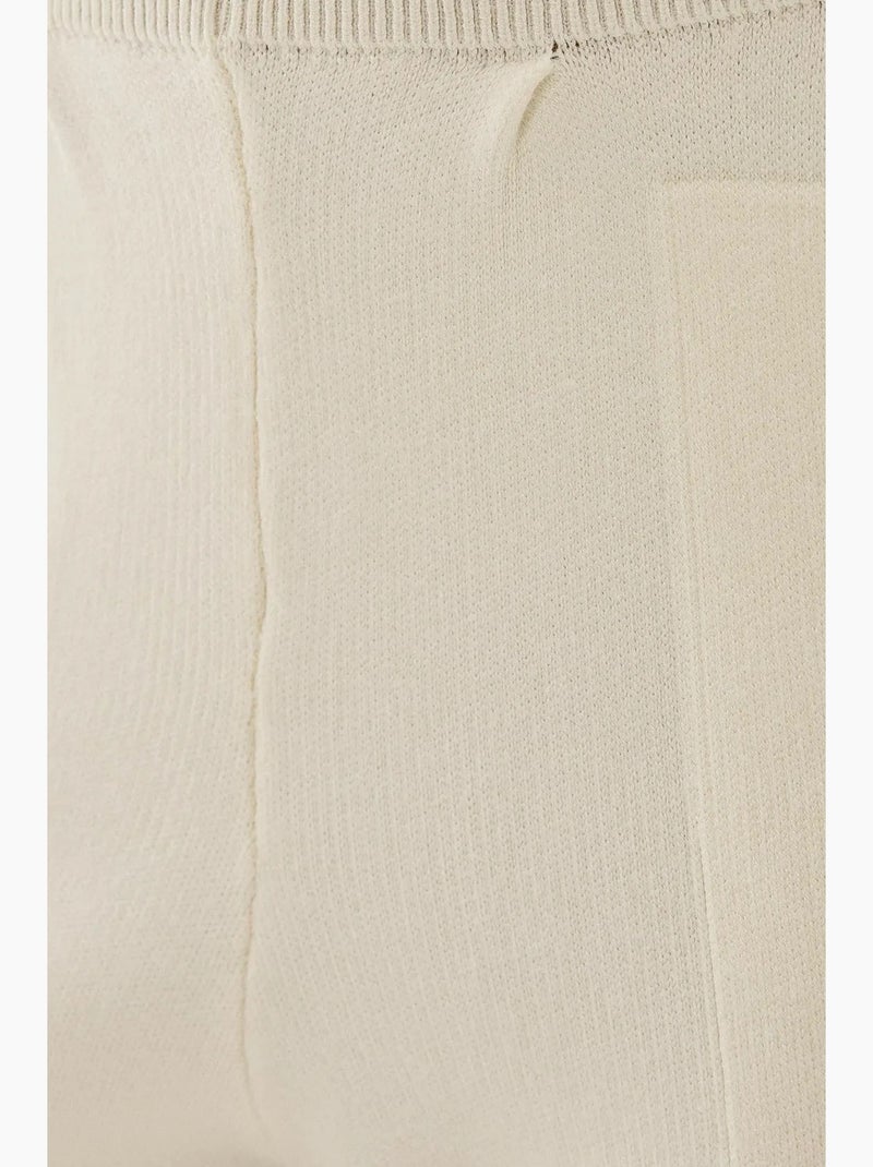 Calça jogger de malha de cintura alta hiccup Bege natural - Kiabi