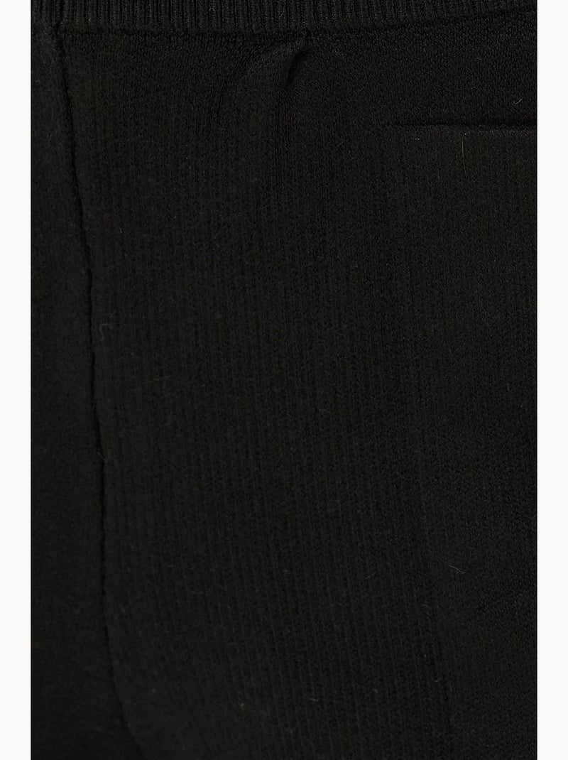 Calça jogger de malha de cintura alta hiccup Preto - Kiabi
