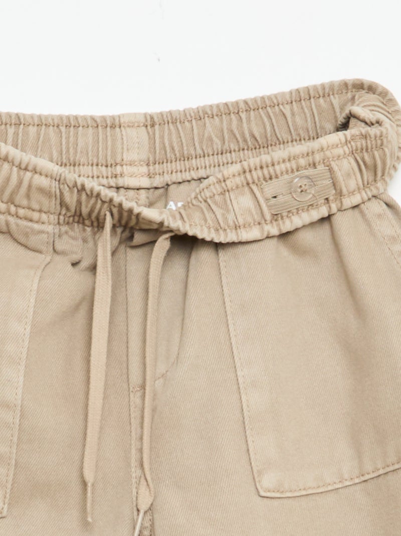 Calça Jogging Bege - Kiabi