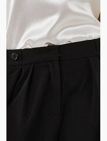 Calça palazzo plissada de cintura alta hiccup