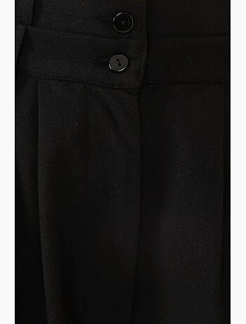 Calça palazzo plissada de cintura alta hiccup