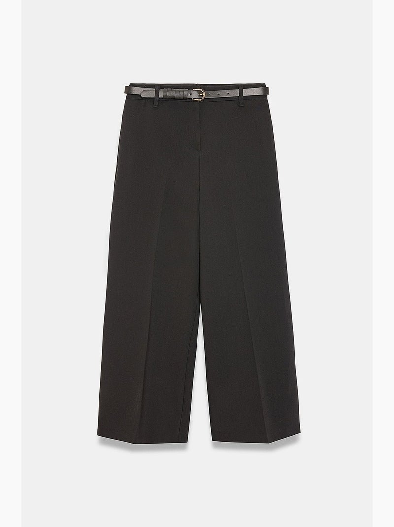 Calça reta feminina dilvin Preto - Kiabi