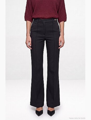 Calça reta feminina dilvin