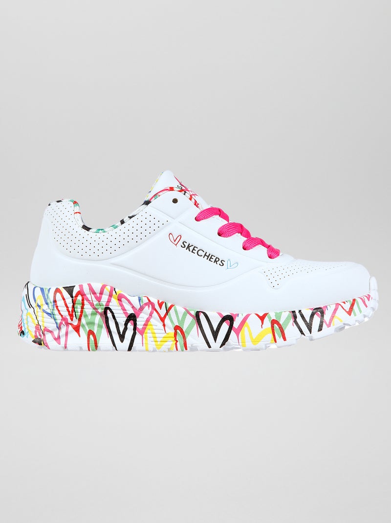 Calçado 'Skechers Street¿ Uno Lite - Lovely Luv' Branco - Kiabi