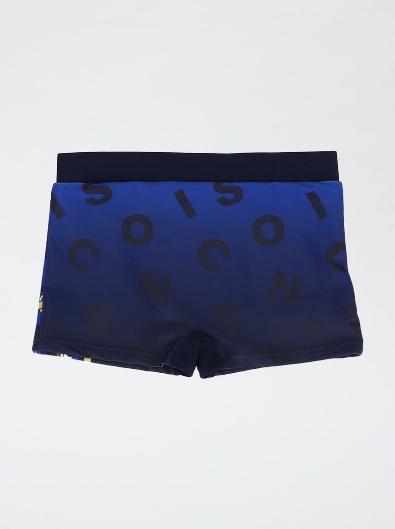 Calção de banho boxer estampado 'Sonic' Azul - Kiabi