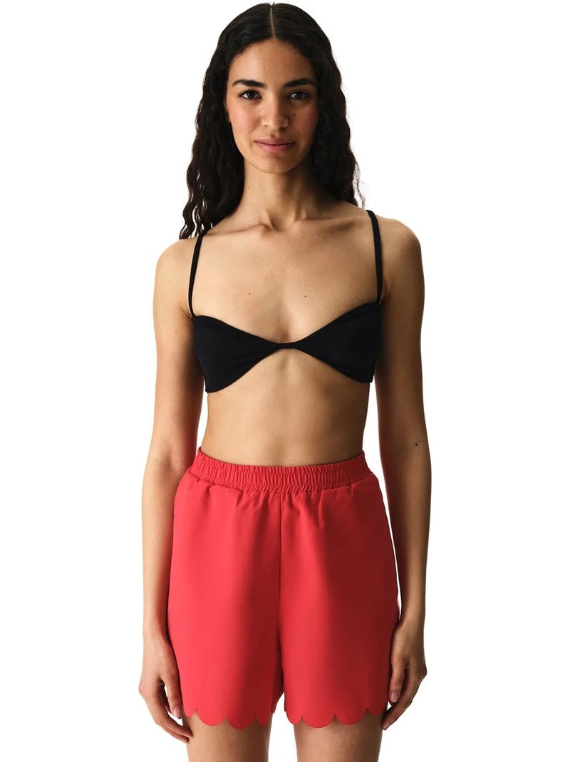 Calção de banho laser mulher penti Vermelho - Kiabi