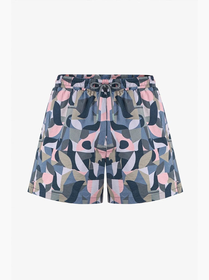 Calção de banho masculino mindfulness pattern penti Azul-marinho - Kiabi