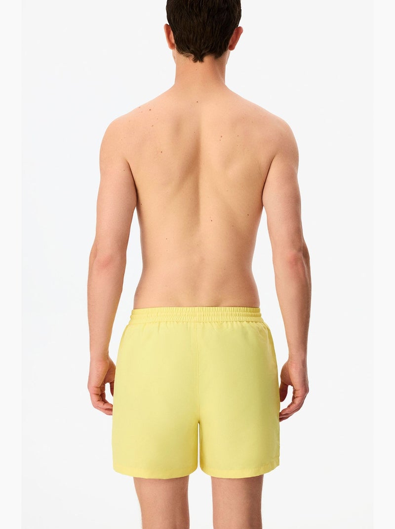 Calção de banho masculino opposite line penti Amarelo-limão - Kiabi