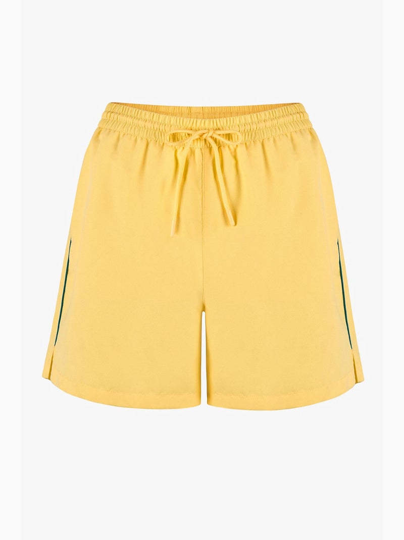 Calção de banho masculino opposite line penti Amarelo-limão - Kiabi