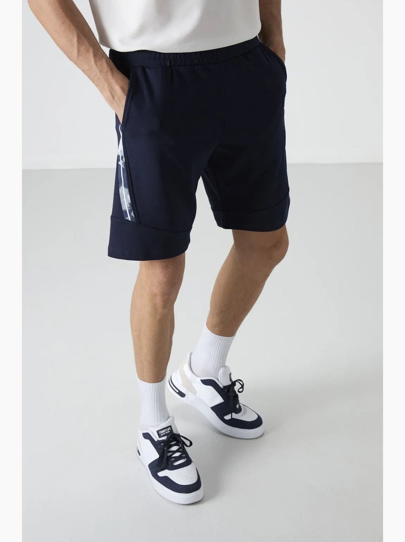 Calção jogging fácil de vestir tommy Azul-marinho - Kiabi