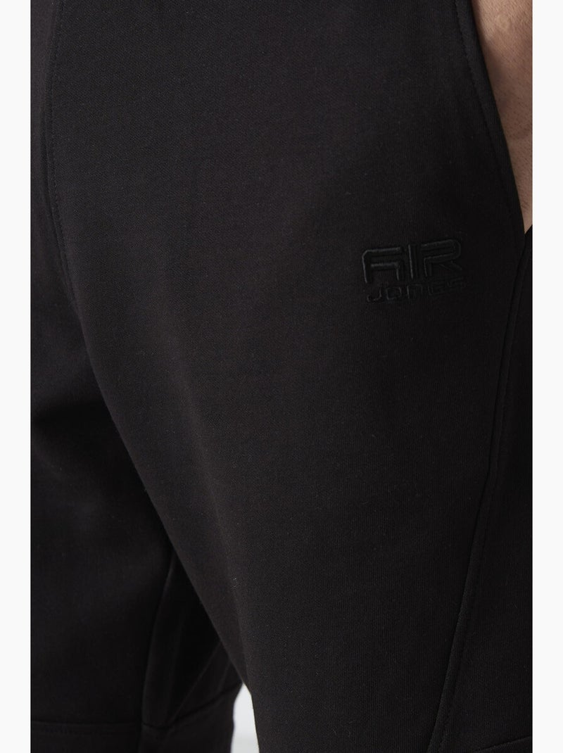 Calção jogging fácil de vestir tommy Preto - Kiabi