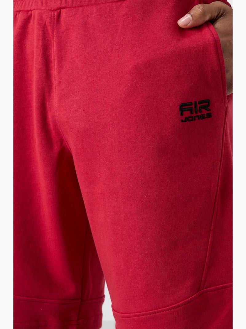 Calção jogging fácil de vestir tommy Vermelho - Kiabi