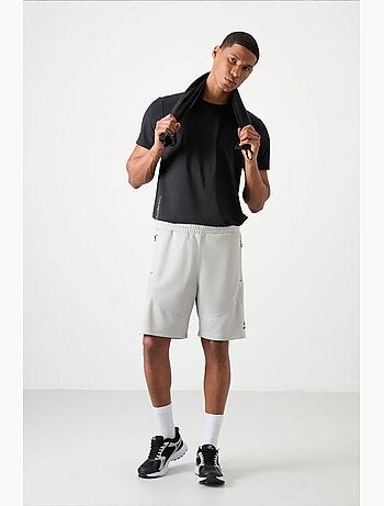 Calção jogging liso em malha tommy