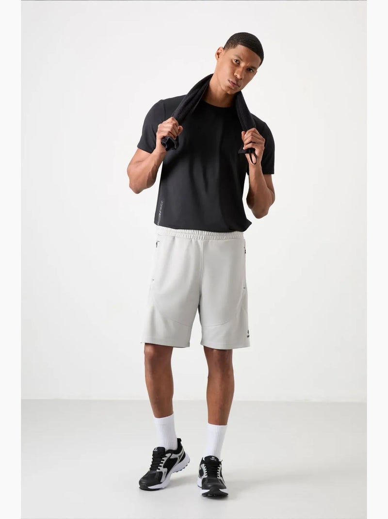 Calção jogging liso em malha tommy Branco sujo - Kiabi