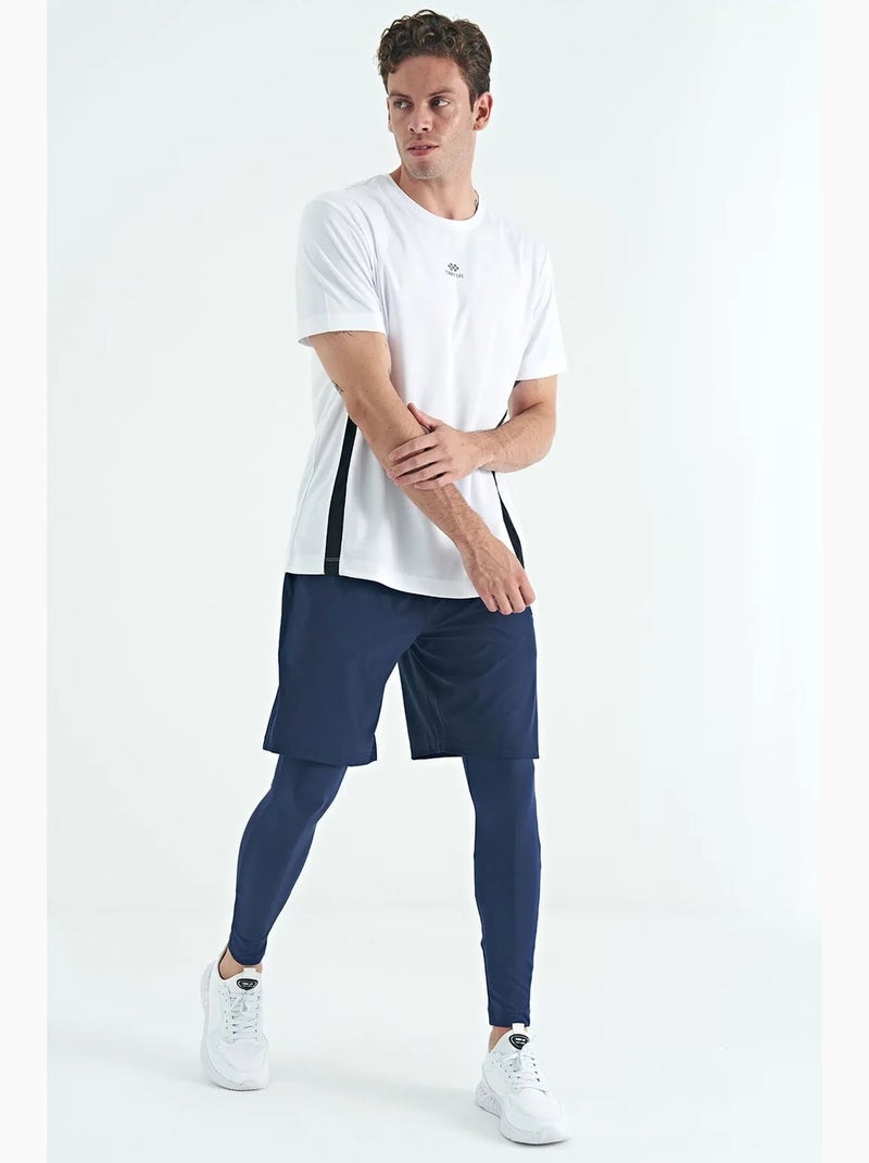 Calças active de malha skinny para homem tommy Azul-marinho - Kiabi