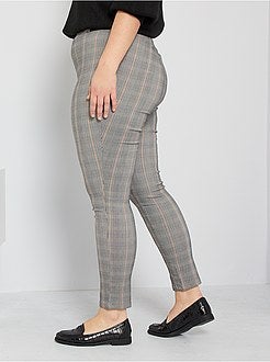 Calças aos quadrados - Kiabi