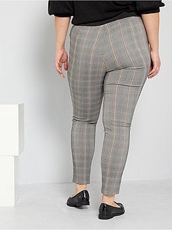 Calças aos quadrados - Kiabi