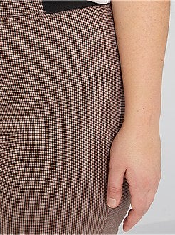 Calças aos quadrados - Kiabi