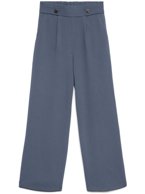 Calças azuis vero moda may com botões para mulher - Kiabi Calças azuis vero moda may com botões para mulher - Kiabi