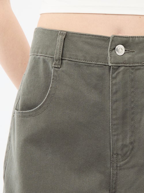 Calças balloon fit - Kiabi