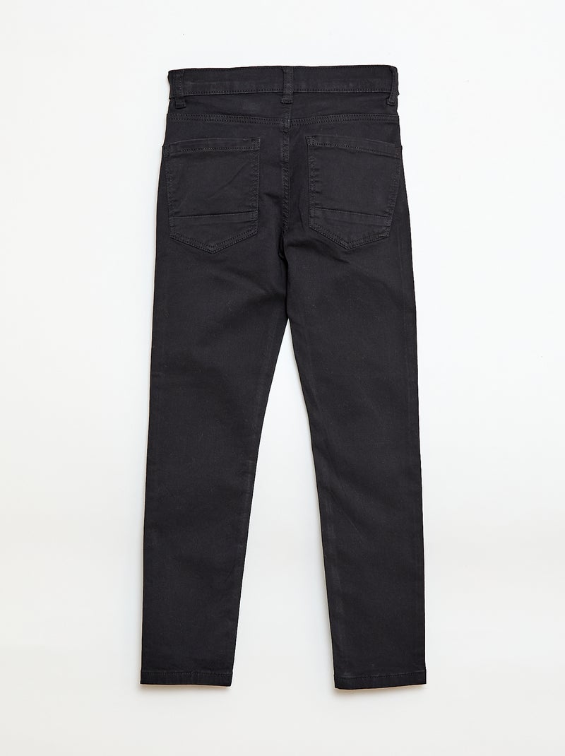 Calças básicas skinny Preto - Kiabi
