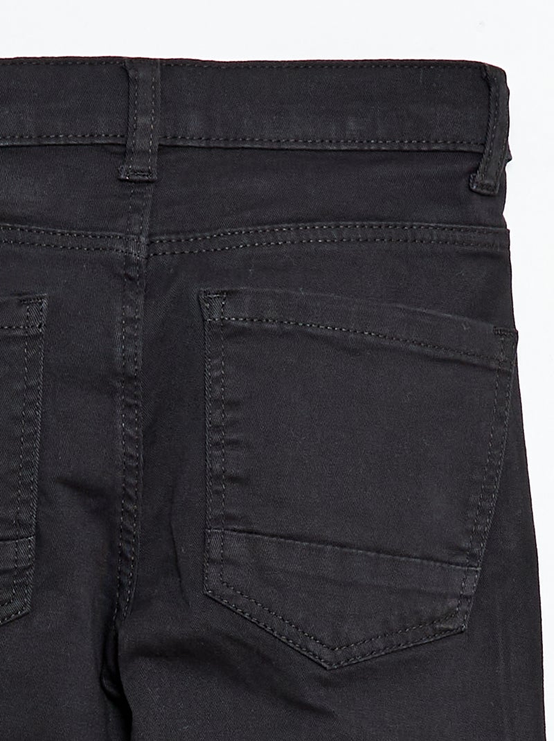 Calças básicas skinny Preto - Kiabi