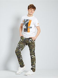 Calças battle camufladas - Kiabi