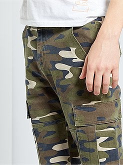Calças battle camufladas - Kiabi