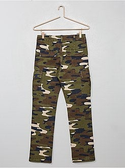 Calças battle camufladas - Kiabi