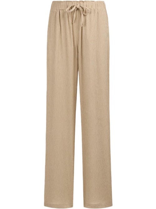 Calças Bege Teddy Smith Lynet para Mulher - Kiabi Calças Bege Teddy Smith Lynet para Mulher - Kiabi