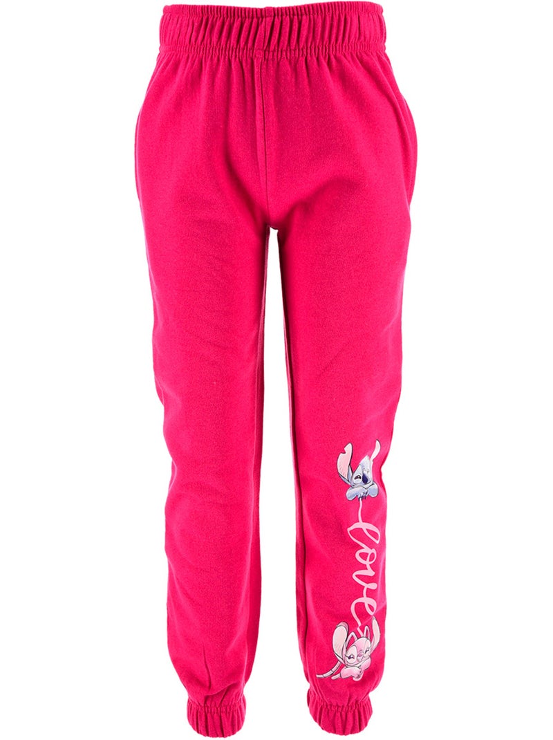 Calças calças de fato de treino lilo & stitch rosa menina | licença oficial Rosa - Kiabi