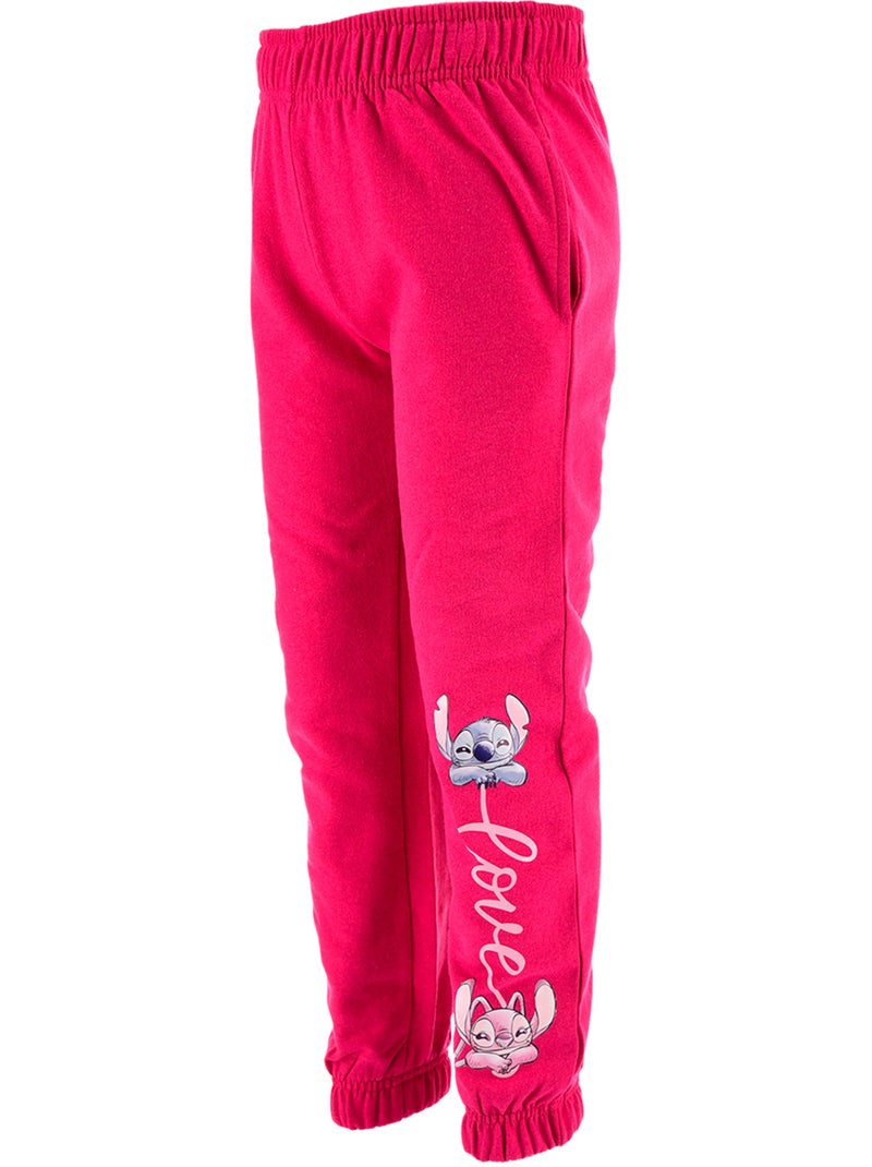Calças calças de fato de treino lilo & stitch rosa menina | licença oficial Rosa - Kiabi
