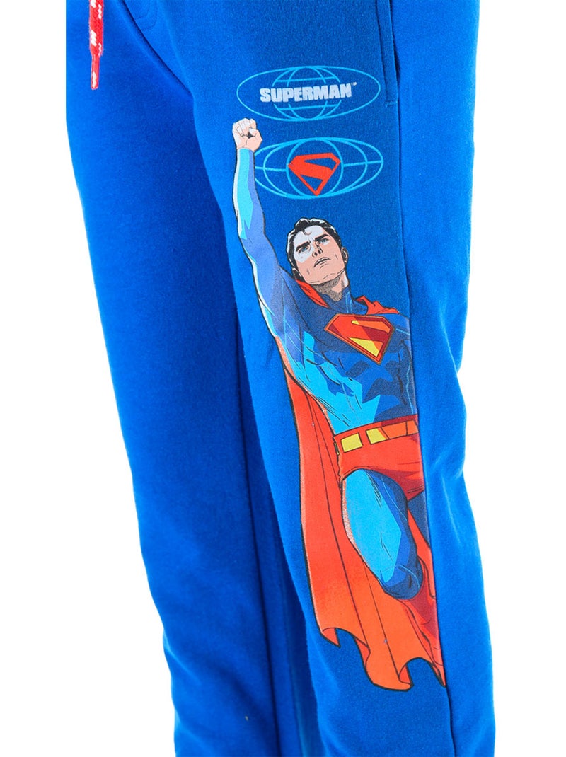 Calças calças de fato de treino superman azul menino | licença oficial Azul - Kiabi
