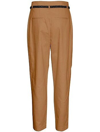 Calças Camel Vero Moda Katie para Mulher