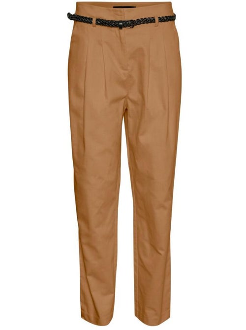 Calças Camel Vero Moda Katie para Mulher - Kiabi Calças Camel Vero Moda Katie para Mulher - Kiabi