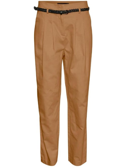 Calças Camel Vero Moda Katie para Mulher - Kiabi Calças Camel Vero Moda Katie para Mulher - Kiabi