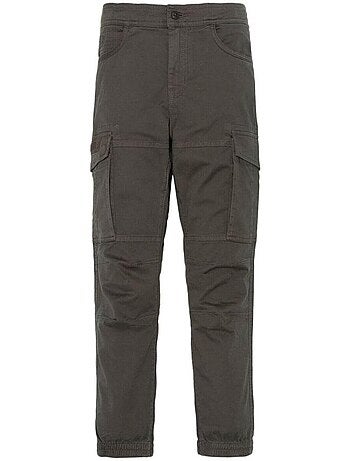 Calças Cargo Pretas Relaxed para Homem Schott