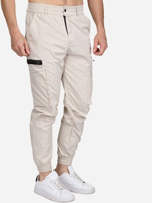 Calças cargo com bolsos com fecho - Frilivin - Kiabi Calças cargo com bolsos com fecho - Frilivin - Kiabi