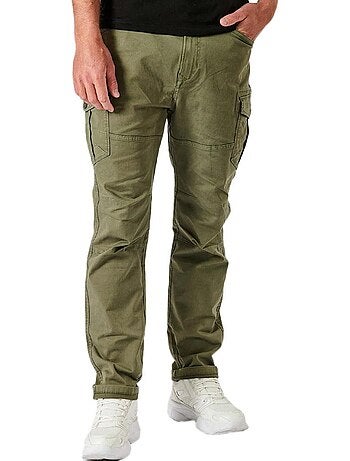 Calças Cargo Kaki Kaporal KALISH para Homem