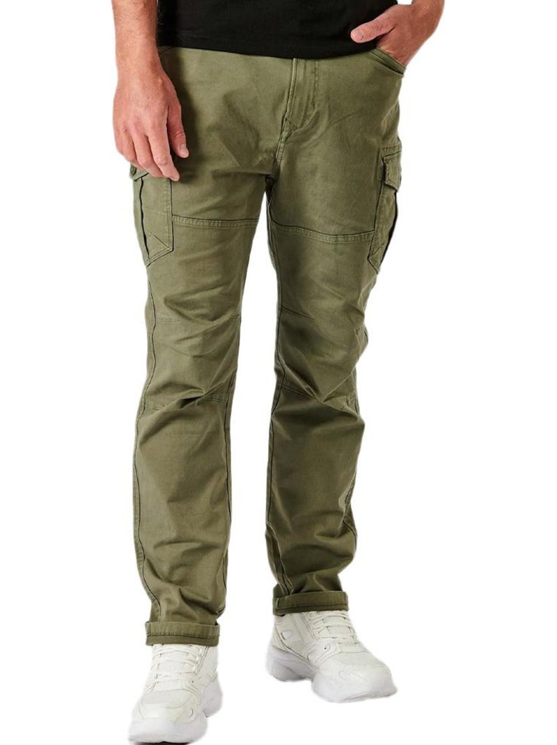 Calças Cargo Kaki Kaporal KALISH para Homem Verde cáqui claro - Kiabi