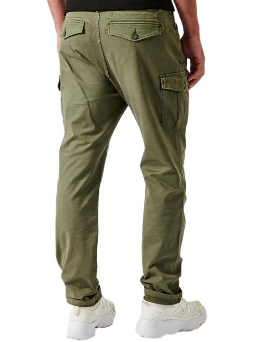 Calças Cargo Kaki Kaporal KALISH para Homem - Kiabi Calças Cargo Kaki Kaporal KALISH para Homem - Kiabi