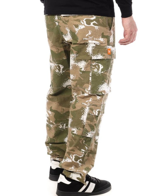 Calças cargo kaki kaporal ligye para homem - Kiabi Calças cargo kaki kaporal ligye para homem - Kiabi