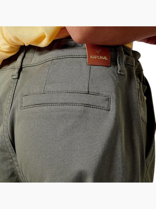 Calças Cargo Kaki Kaporal VIWIXE para Mulher - Kiabi Calças Cargo Kaki Kaporal VIWIXE para Mulher - Kiabi